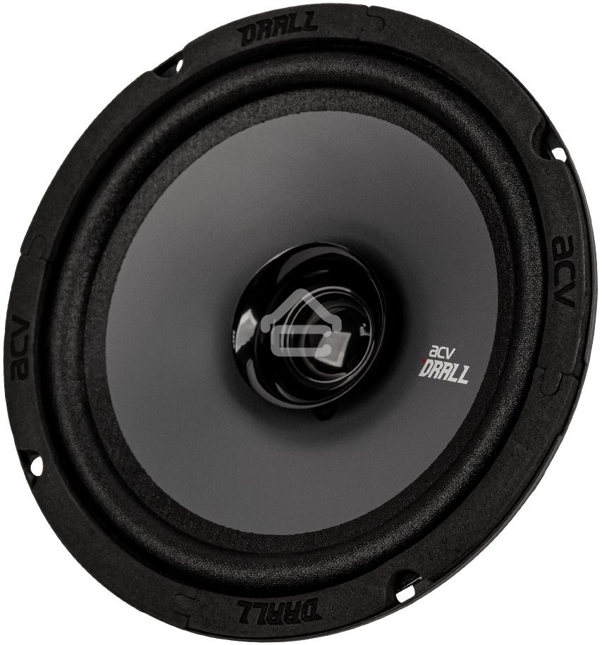 Колонки автомобильные ACV DRALL DR6 (без решетки) 210Вт 96дБ 3Ом 16см (6.5дюйм) (ком.:2кол.) широкополосные однополосные