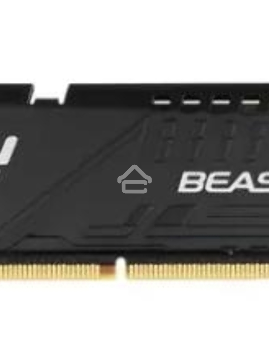 Оперативная память Kingston Fury Beast, DDR5, 32GB (1x32 GB), 5600 MHz, CL36, DIMM, радиатор, чёрный