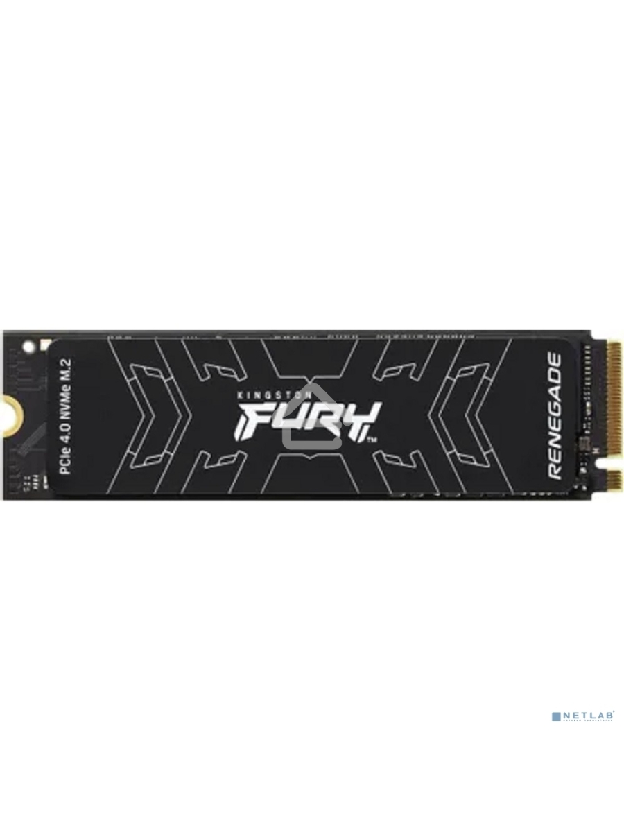 Накопитель SSD Kingston Fury Renegade, 500Gb, PCIe 4.0 x4, M.2 2280, NVMe, R/W 7300/3900, с радиатором