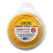 Леска для триммера квадратная, 2.0мм х 15м, блистер Россия Denzel