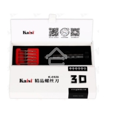 Отвертка с набором бит Kaisi 8926 3D 6 в 1 Grey