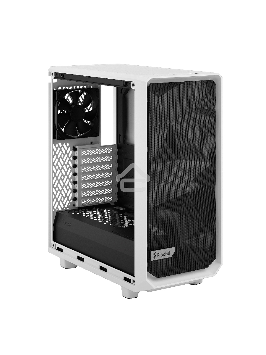 Корпус Fractal Design MESHIFY 2 COMPACT WHITE - TG / ATX, TG / 2x140mm & 1x120mm fans inc. / FD-C-MES2C-05