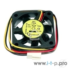 Вентилятор для корпуса Gembird D40SM-12A-25 черный, 40 мм, 5000 об/мин, 27 дБ, 3 pin