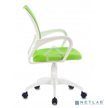 Кресло компьютерное Бюрократ CH-W695NLT TW-03A TW-18 салатовый, крестовина пластик, пластик белый