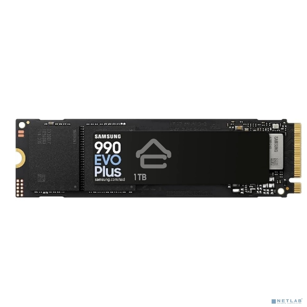 Накопитель SSD Samsung 990 EVO Plus, 1024 Gb, M.2 2280, PCIe 4.0 x4, NVMe, R/W 7150/6300