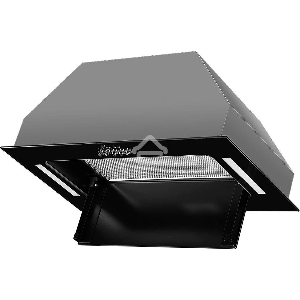 Вытяжка встраиваемая Monsher Ales 60 Noir черный, 52.4 см, 1200 куб. м/ч, 45 дБ