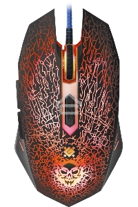Мышь проводная Defender Shock GM-110L черный, 3200 dpi, USB, кнопки - 6