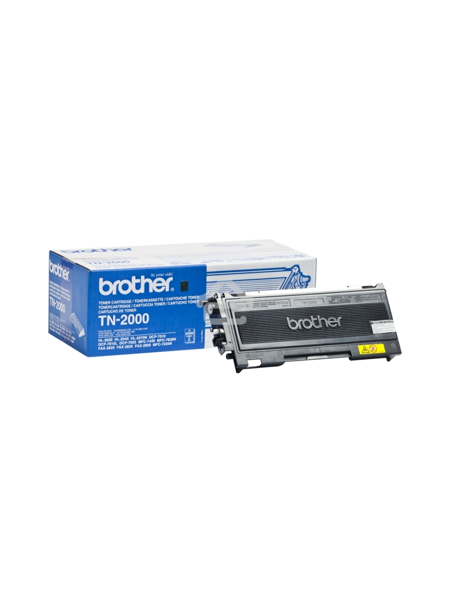 Картридж лазерный Brother TN-2075 черный (2500 стр.) для BROTHER HL2030/2040/2070/2920/DCP7010/7025/MFC7420/7820