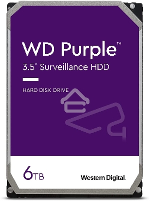 Жесткий диск Western Digital 2Tb 5400rpm WDC PURPLE WD22PURZ SATA 6GB/S 256MB