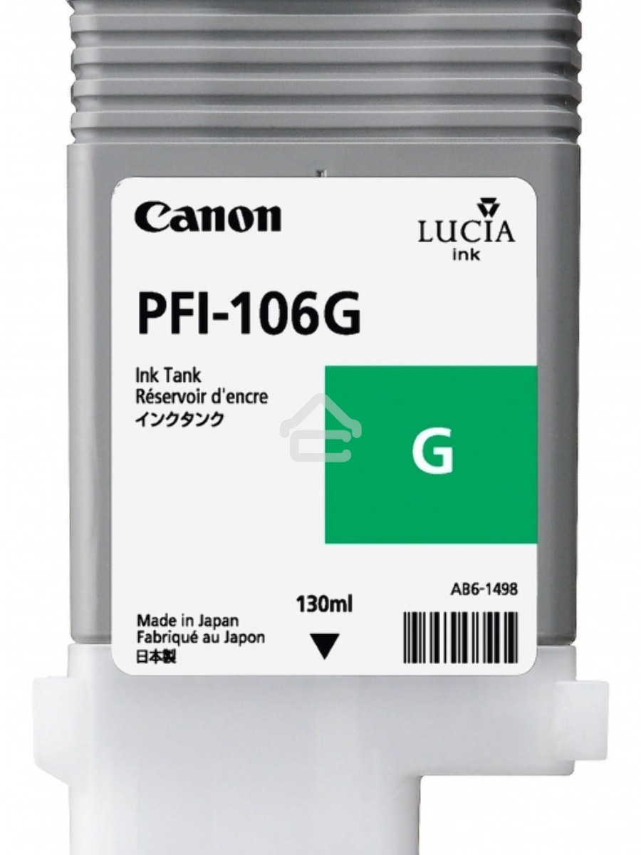 Картридж струйный Canon PFI-106 G зеленый для iPF6400/6450 (6628B001)
