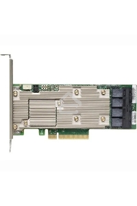 Контроллер MegaRAID 9460-16I SGL (05-50011-00), PCIe 3.1 x8 LP, SAS/SATA/NVMe, RAID 0,1,5,6,10,50,60, 16port(4 * int SFF8643), 4GB Cache, 3516ROC