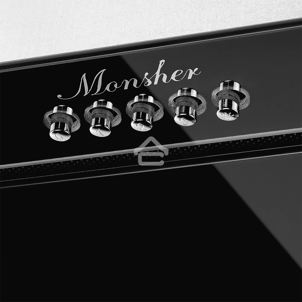 Вытяжка встраиваемая Monsher Ales 60 Noir черный, 52.4 см, 1200 куб. м/ч, 45 дБ