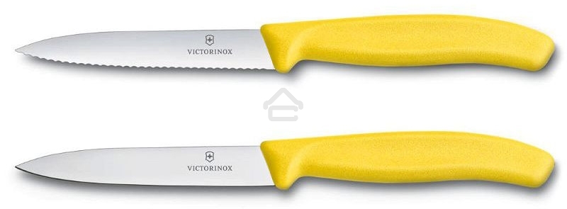 Набор ножей кухонных Victorinox Swiss Classic (6.7796.L8B) компл.:2шт желтый блистер