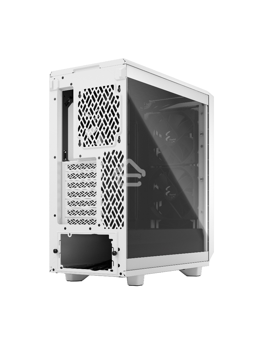 Корпус Fractal Design MESHIFY 2 COMPACT WHITE - TG / ATX, TG / 2x140mm & 1x120mm fans inc. / FD-C-MES2C-05
