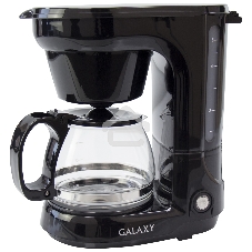 Кофеварка капельная Galaxy Line GL 0701 черный, исп. кофе - молотый, 0,75 л, 700 Вт.