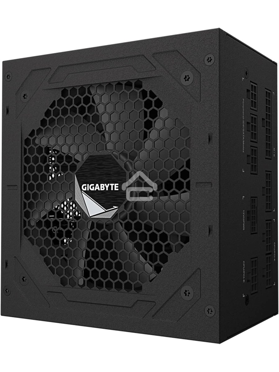 Блок питания Gigabyte GP-UD1000GM PG5 RTL, 1000Вт, 80 PLUS Gold, 120мм, модульный, черный