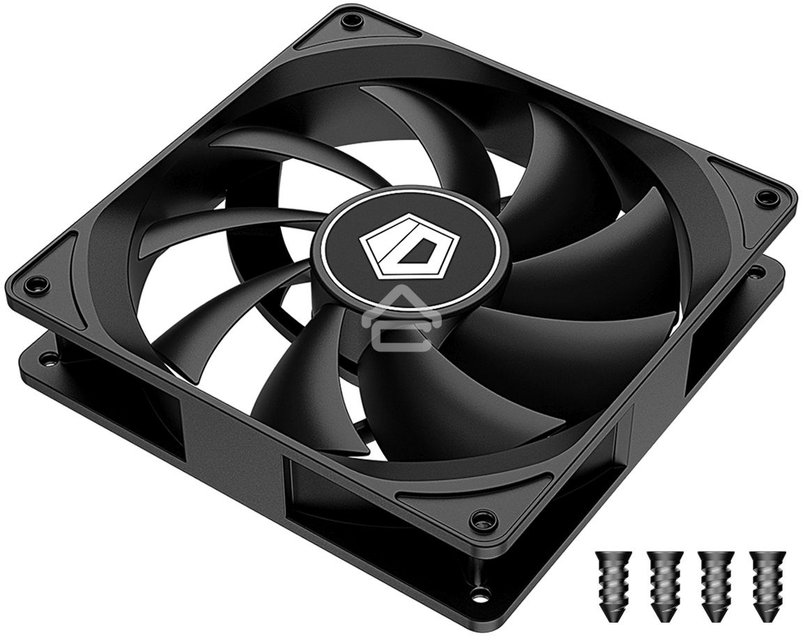 Вентилятор для корпуса ID-Cooling FL-12025K черный 120мм 1250rpm 21db 3-pin