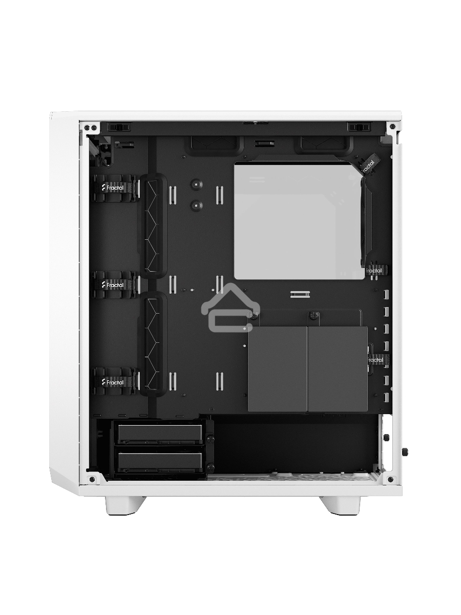 Корпус Fractal Design MESHIFY 2 COMPACT WHITE - TG / ATX, TG / 2x140mm & 1x120mm fans inc. / FD-C-MES2C-05