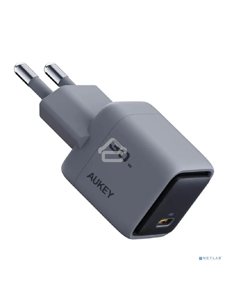 Сетевое зарядное устройство Aukey Comet Mini 30W серый