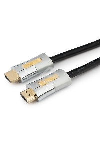 Кабель Cablexpert HDMI, серия Platinum, 1 м, v2.0, M/M, позол.разъемы, металлический корпус, ферритовые кольца, блистер
