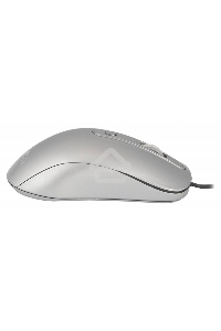 Мышь проводная Oklick 155M серебристый, 1600 dpi, USB, кнопки - 4