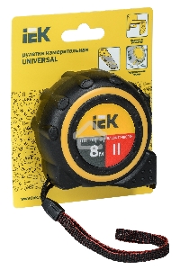 Рулетка измерительная Universal 8м IEK TIR10-1-008