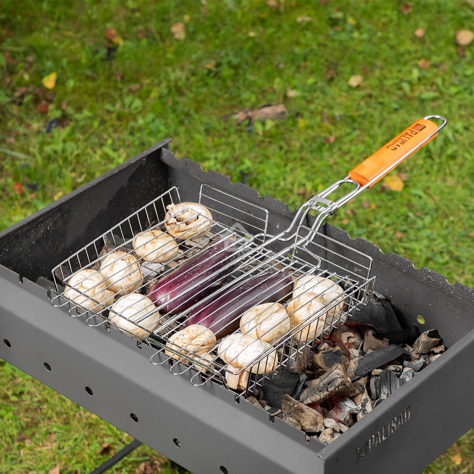 Решетка-гриль 260х320х65 мм, объемная, хромир., Camping Palisad