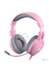 Гарнитура игровая Defender Mento RGB  3.5мм  розовые