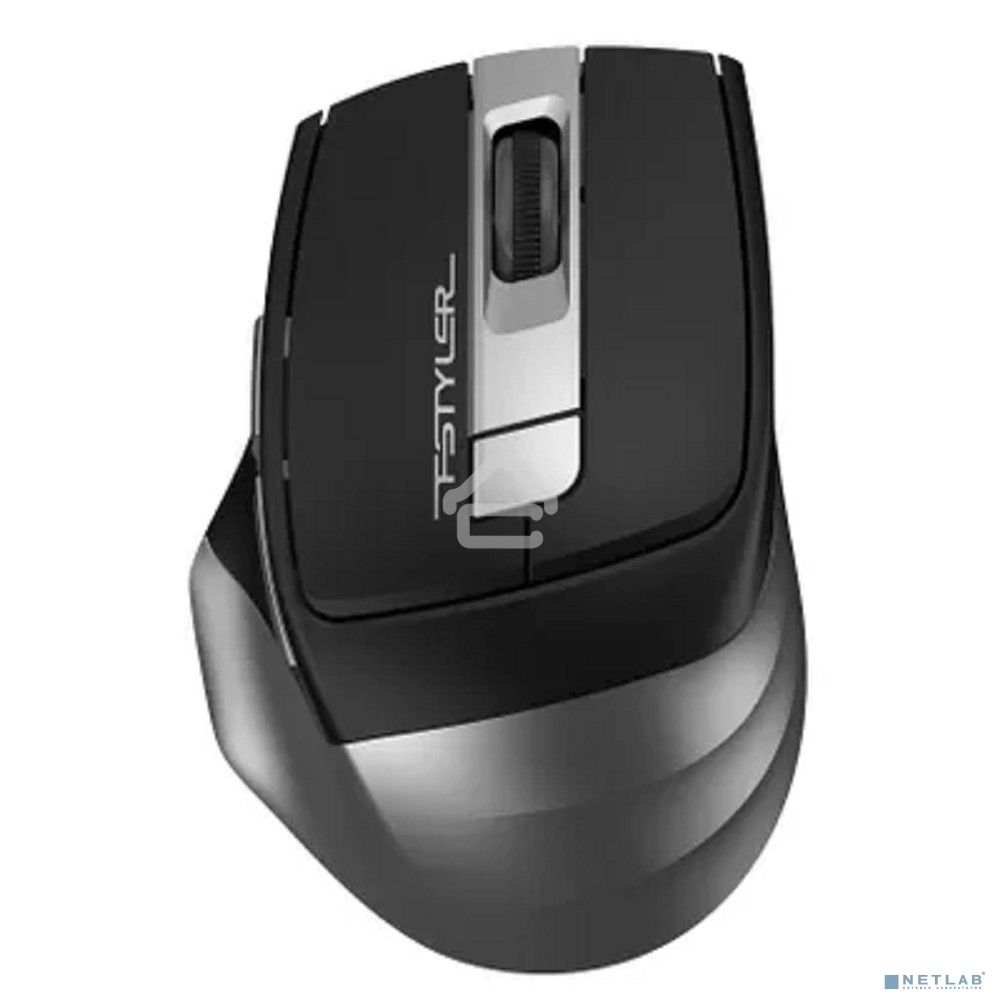 Мышь беспроводная A4Tech Fstyler FG35 серый/черный, 2000 dpi, радиоканал, USB, кнопки - 6