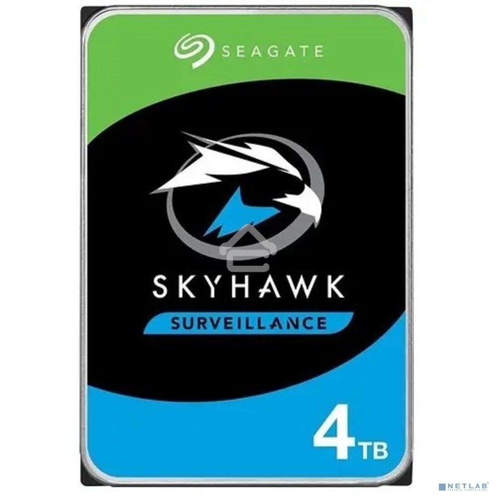 Жесткий диск Seagate 4Tb Skyhawk (ST4000VX016) OEM Serial ATA III, 5400 rpm, 256mb, для видеонаблюдения
