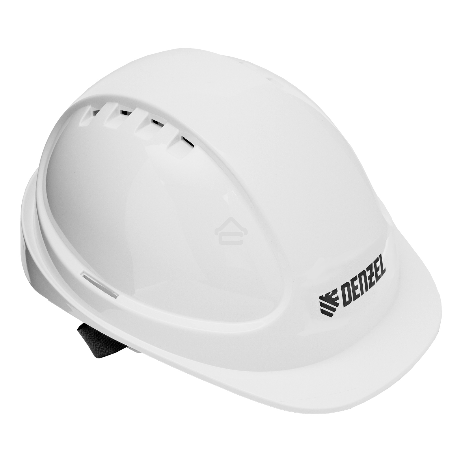 Каска защитная ударопрочная Denzel ABS/PC, плавная регулировка, модель 