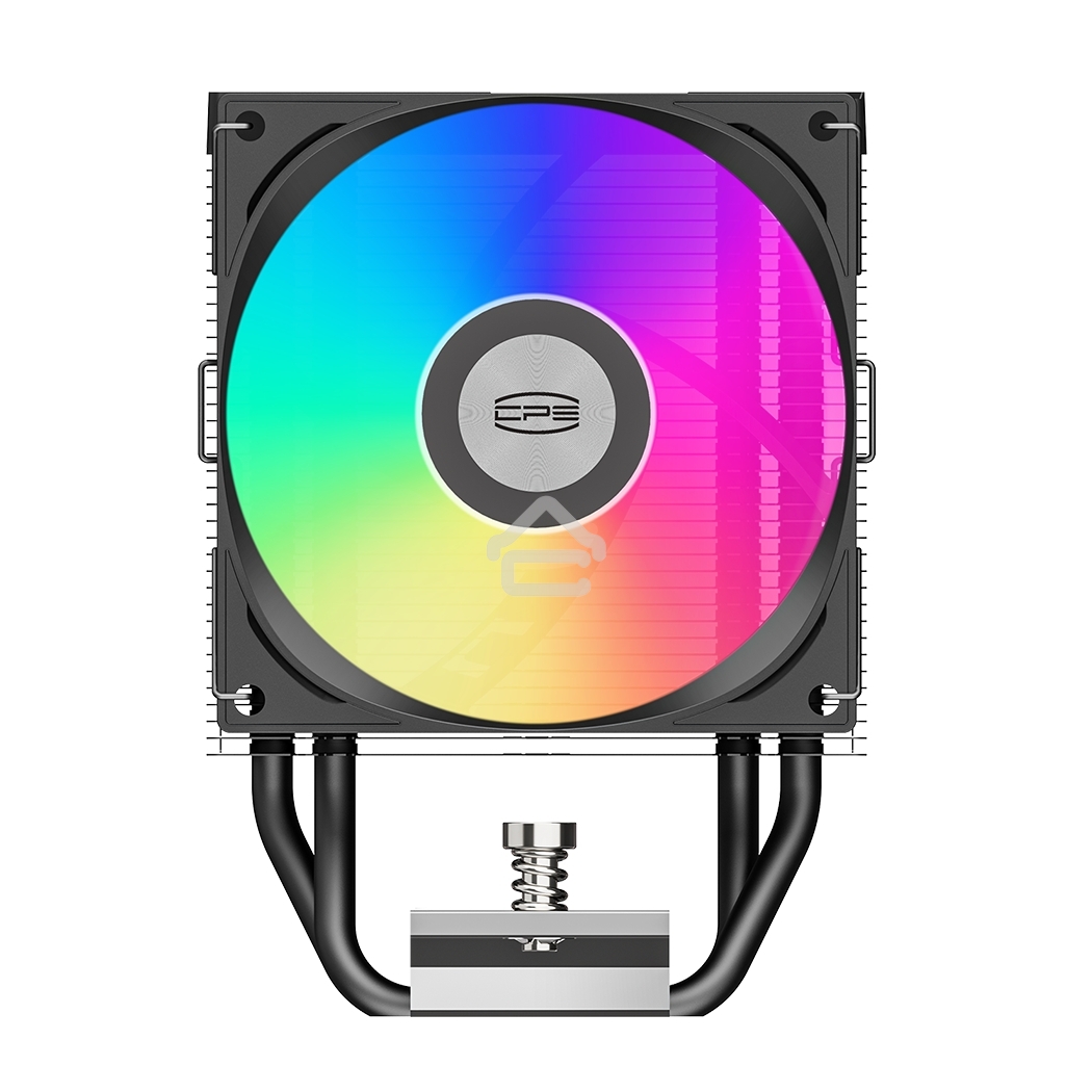 Кулер для процессора PCCooler R300 ARGB BK черный 92мм алюминий+медь 2200rpm 30db 4-pin 150W 133мм