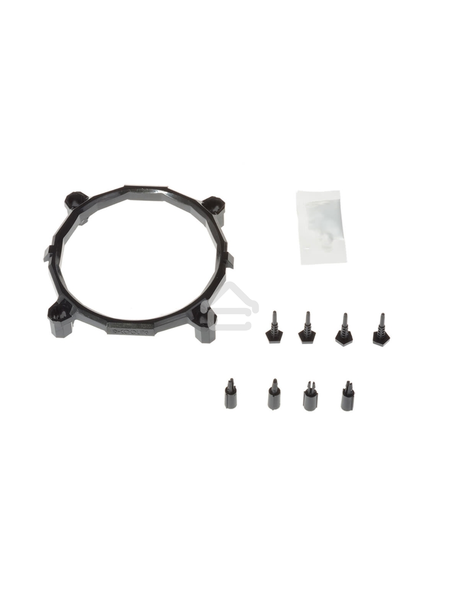 Кулер Cooler ID-Cooling ID-CPU-DK-01T серебристый 92мм алюминий 2200rpm 24db 3-pin 95W 52мм
