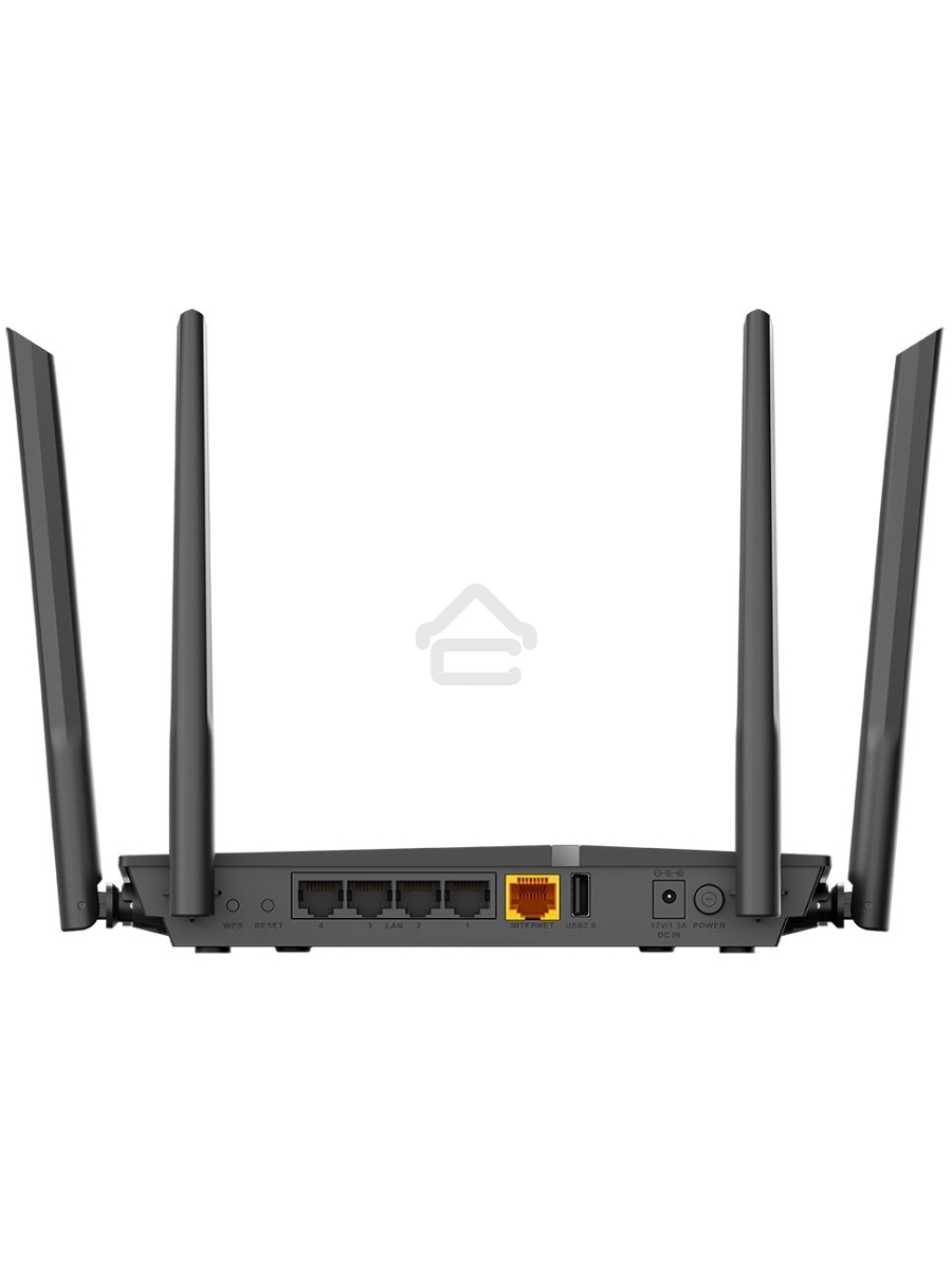 Роутер D-Link DIR-1260/RU/R1A, Wireless AC1200 2x2 MU-MIMO Dual-band Gigabit Router with 1 10/100/1000Base-T WAN port, 4 10/100/1000Base-T LAN ports and 1 USB port.802.11b/g/n/ac compatible, up to 300 Mbps