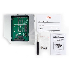 Сменный бокс для HDD/SSD AgeStar SMNF2S SATA металл серебристый 2.5