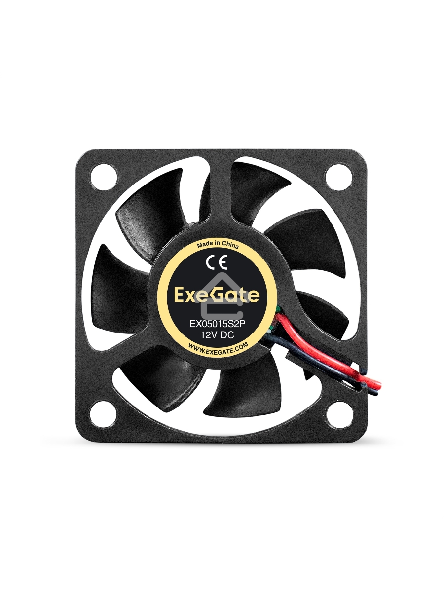 Вентилятор для корпуса ExeGate EX05015S2P черный, 50 мм, 5500 об/мин, 30 дБ, 2 pin