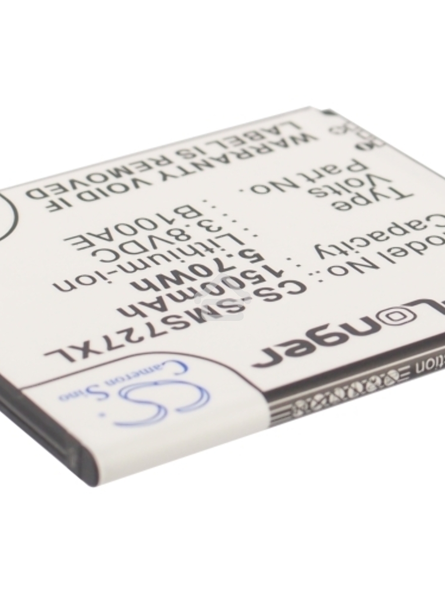 Аккумулятор CameronSinoCS-SMS727XL B100AE для Samsung GT-S7270/GT-S7272/S7275 Galaxy Ace 3/S78983.8V / 1500mA