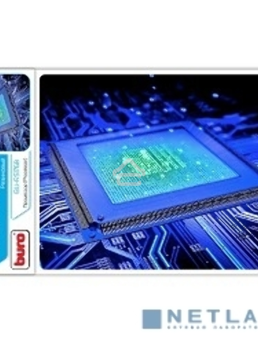 Коврик для мыши Buro BU-R51768 рисунок/процессор