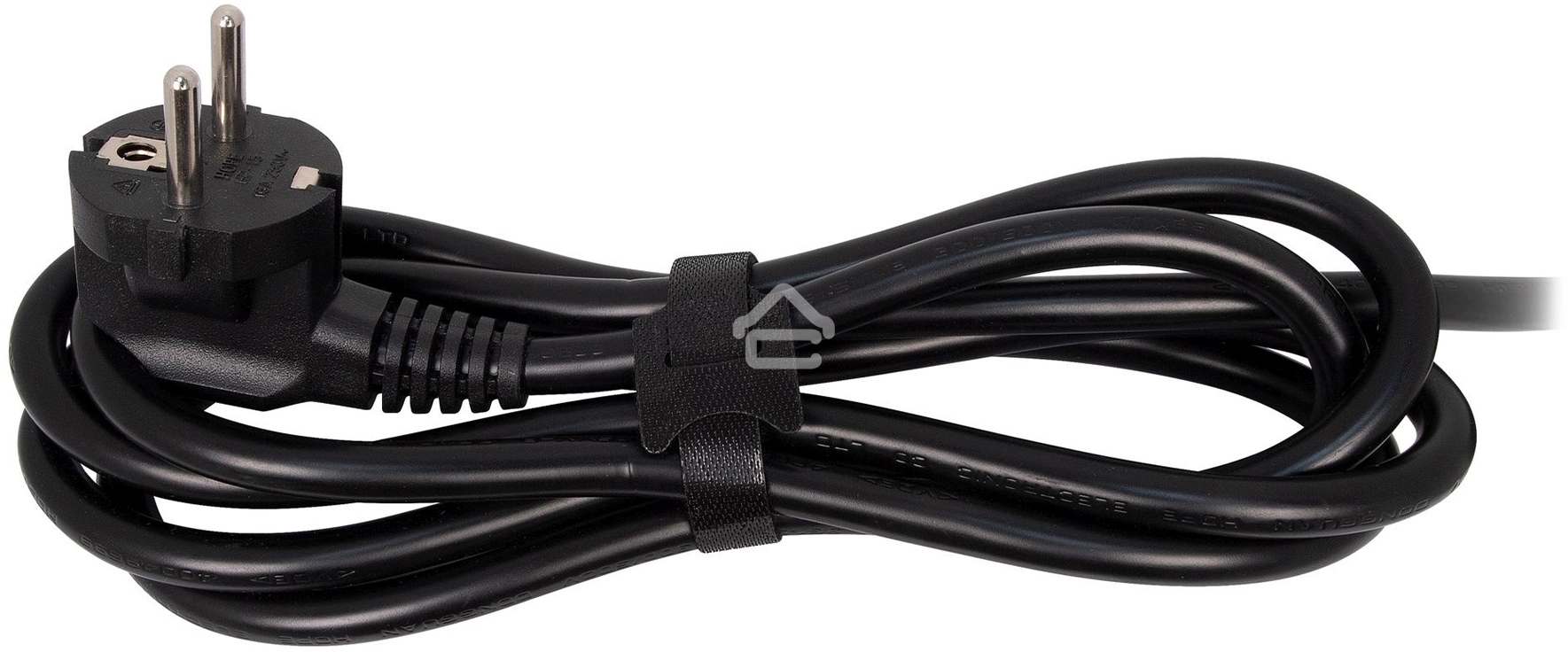 Сетевой фильтр Powercom SP-08 USB03AB 1,8 m 1.8м, 8 розеток, черный, коробка