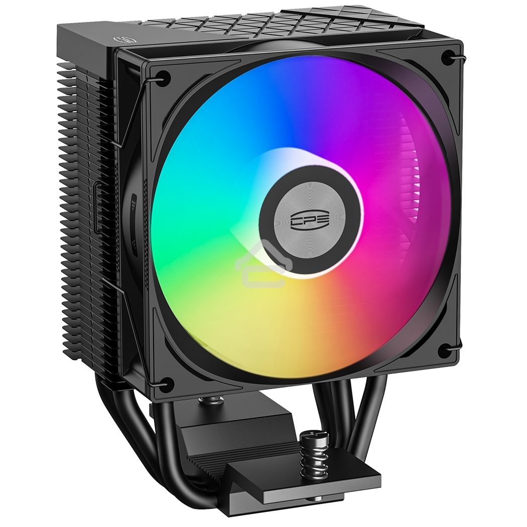 Кулер для процессора PCCooler R300 ARGB BK черный 92мм алюминий+медь 2200rpm 30db 4-pin 150W 133мм