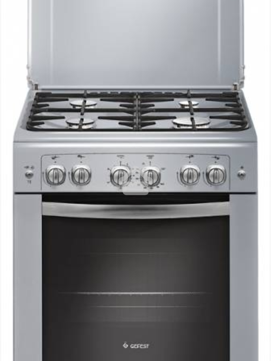 Плита газовая Gefest ПГ 6100-02 0068 серый, конфорок 4 шт, духовка 52 л, 60 см x 85 см x 60 см