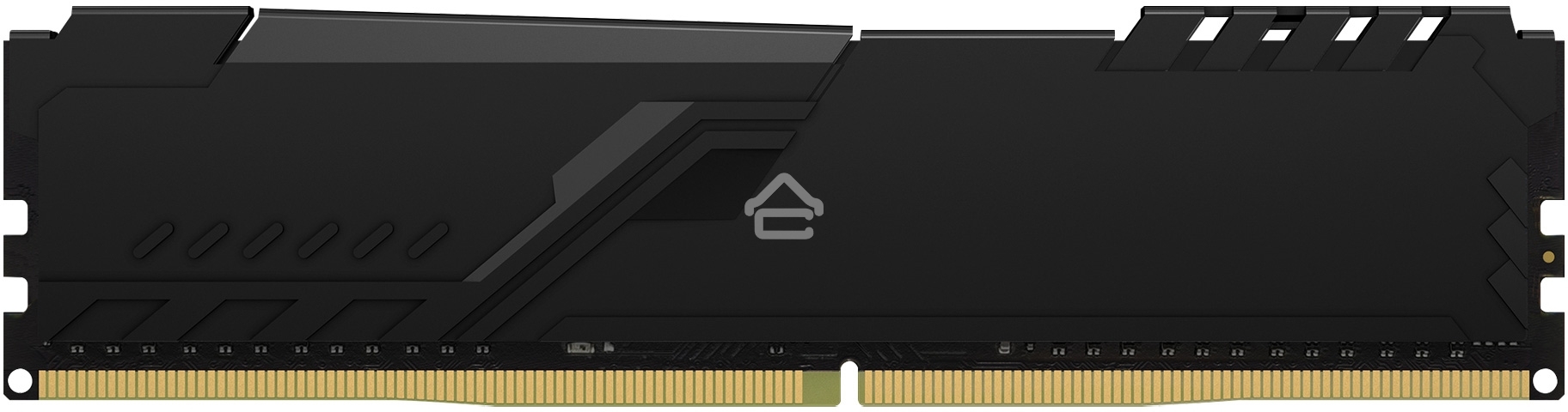 Оперативная память Kingston Fury Beast, DDR4, 16GB (1x16GB), 3200MHz, CL16, DIMM, с радиатором, черный