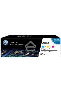 Картридж лазерный комплект HP CF372AM голубой/пурпурный/желтый для Color Laser Jet CP2025, CM2320mfp (3 х 2800)