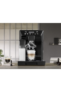 Кофемашина автоматическая DeLonghi ECAM46.860.B чёрный, исп. кофе - зерновой/молотый, 2 л, 1450 Вт, 15 Бар.