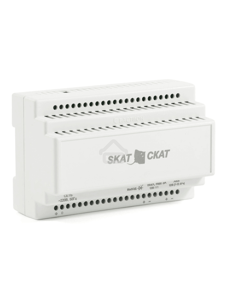Источник вторичного электропитания резервированный SKAT-12-3.0-DIN Бастион 580
