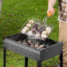 Решетка-гриль 260х320х65 мм, объемная, хромир., Camping Palisad