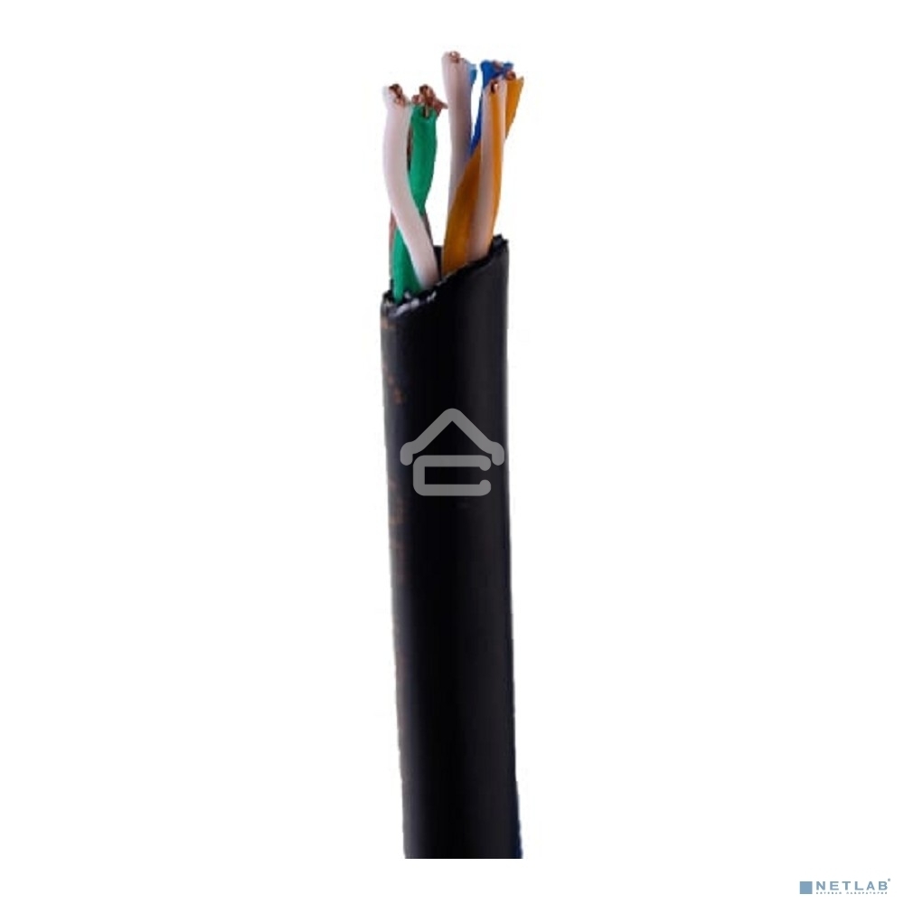 Кабель SkyNet Premium UTP outdoor 4x2x0,51, медный, FLUKE TEST, кат.5e, однож., 305 м, box, черный