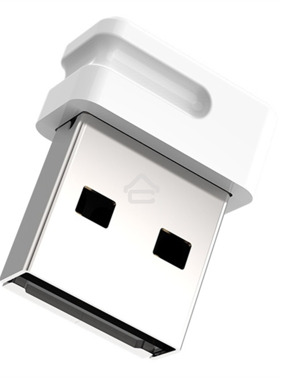 Флеш диск Netac U116 64Gb <NT03U116N-064G-20WH>, USB2.0, миниатюрная пластиковая белая