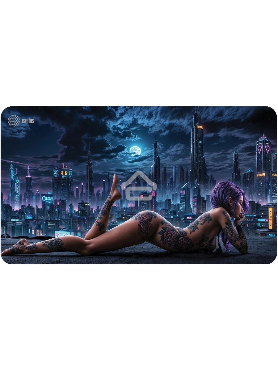 Коврик для мыши Cactus Erotic girl 700x400x3мм (CS-MP-PRO03XLL)