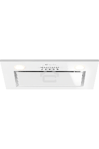Встраиваемая вытяжка Monsher INNA 40 Blanc, 40 см, производительность 750 м3/ч, 3 скорости, турбо режим, механическое управление, уровень шума 45 дБ, LED освещение, угольный фильтр KF-Y (опция), цвет белый/нержавеющая сталь